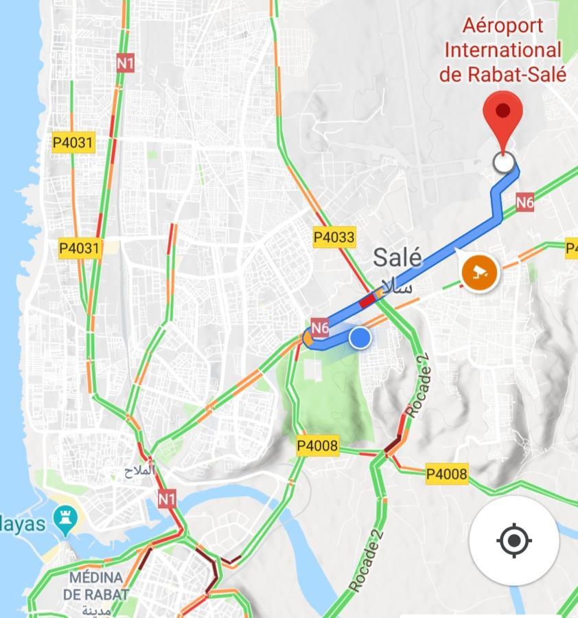 Appart 5Min De L'Aeroport & Tramway Salé エクステリア 写真
